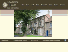 Tablet Screenshot of cawthornehouse.com